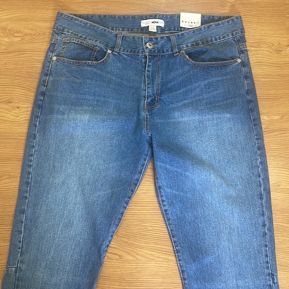 FashionNova Men Size 40 Light Blue Jeans - Picture 2 of 7